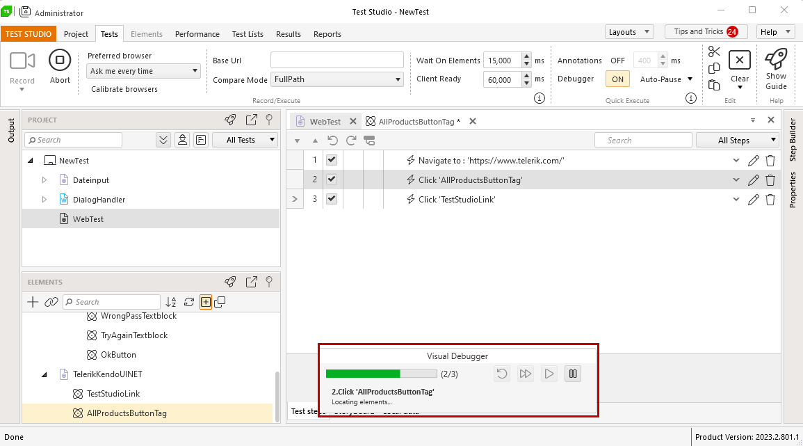 Visual Debugger in Headless chrome Mode